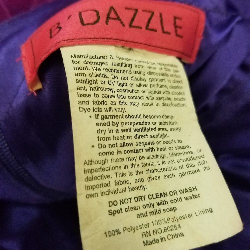 B' Dazzle size small homecoming dress - Picture 4 of 4